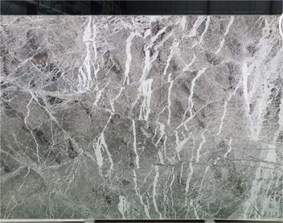 ĐÁ MARBLE WHITE RIBBED GREY