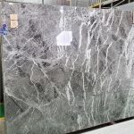 ĐÁ MARBLE WHITE RIBBED GREY