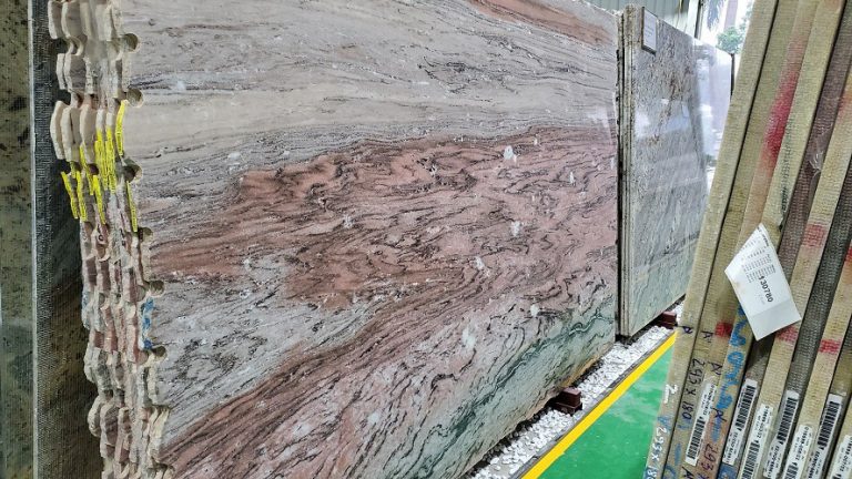 Đá Marble Red Wave